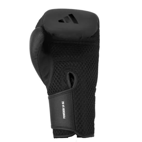 Боксерские перчатки Adidas Power 50 Черные-10 унций