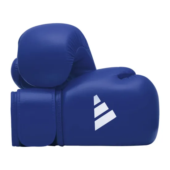 Боксерские перчатки Adidas с лицензией World Boxing Синие-10 унций