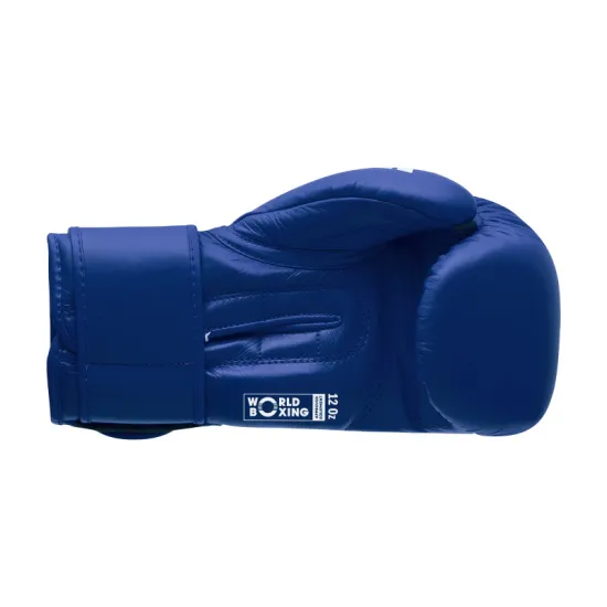 Боксерские перчатки Adidas с лицензией World Boxing Синие-10 унций