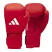 Боксерские перчатки Adidas с лицензией World Boxing Красные-10 унций