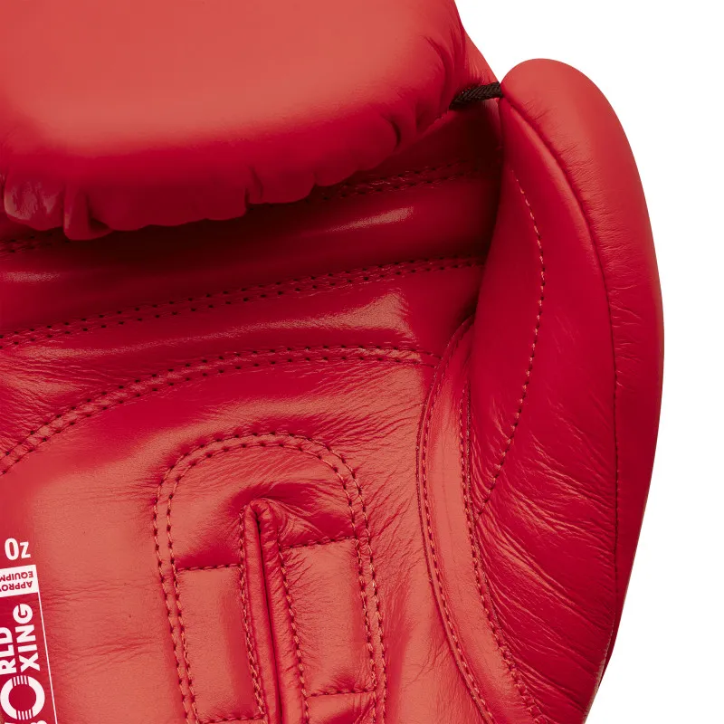 Боксерские перчатки Adidas с лицензией World Boxing Красные-10 унций