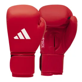 Боксерские перчатки Adidas с лицензией World Boxing Красные-12 унций