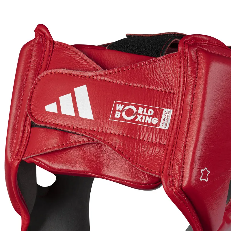 Боксерский шлем Adidas с лицензией World Boxing Красный-S