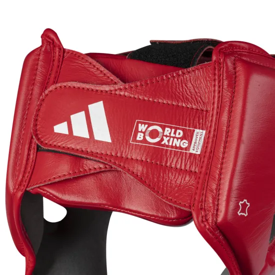 Боксерский шлем Adidas с лицензией World Boxing Красный-S