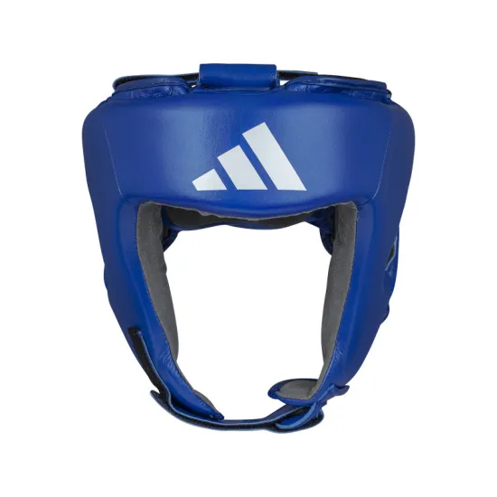 Боксерский шлем Adidas с лицензией World Boxing Синий-S