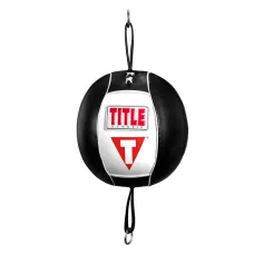 Груша на растяжках TITLE Classic Double End Bag 3.0 White/Red-13см