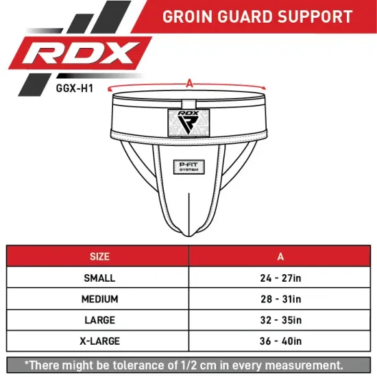 Захист паху RDX H1 Supporter Black Full-S