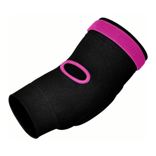Налокотники спортивные RDX Hosiery Elbow Foam Black/Pink S