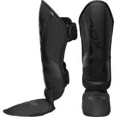 Захист гомілки та стопи RDX SHIN INSTEP T15 MATTE BLACK PLUS-M