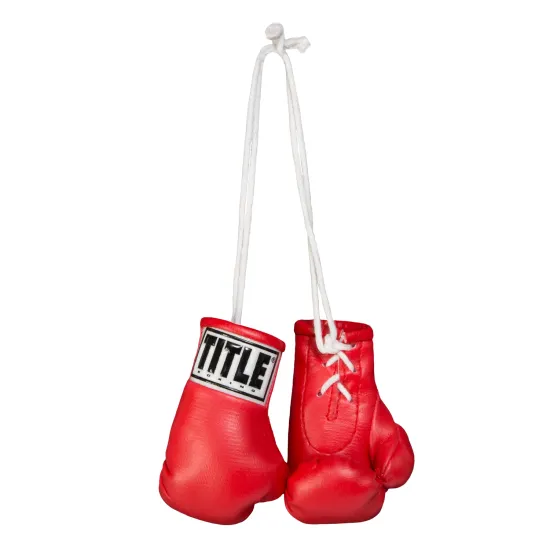Брелок перчатки боксерские TITLE Mini Boxing Gloves Красный