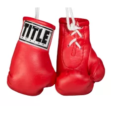 Брелок перчатки боксерские TITLE Mini Boxing Gloves Красный