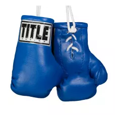 Брелок перчатки боксерские TITLE Mini Boxing Gloves Синий