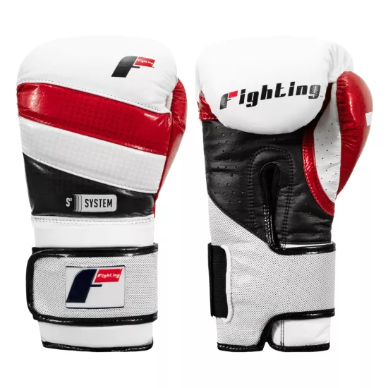 Рукавички боксу Fighting Sports S2 Gel Fear Training Gloves Білі-12