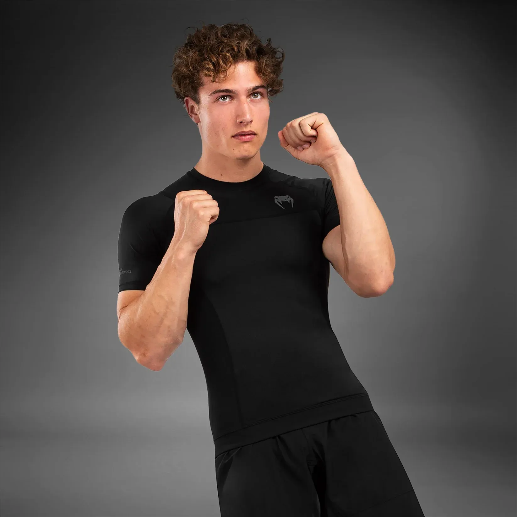 Рашгард Venum G-Fit Air Rashguards Shortsleeve Black-S
