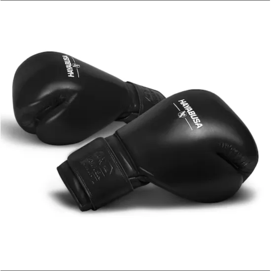 Боксерские перчатки Hayabusa Pro Boxing Gloves Black-12 унций