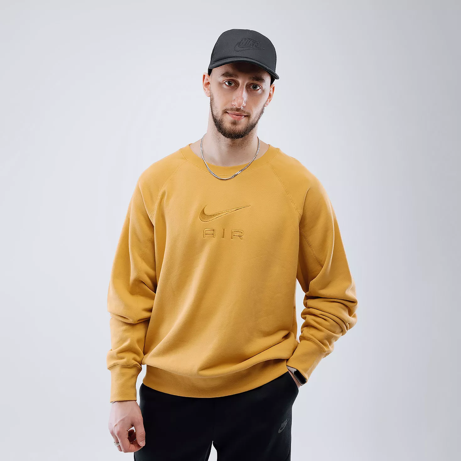 Толстовка Nike M M NSW NIKE AIR FT CREW-M