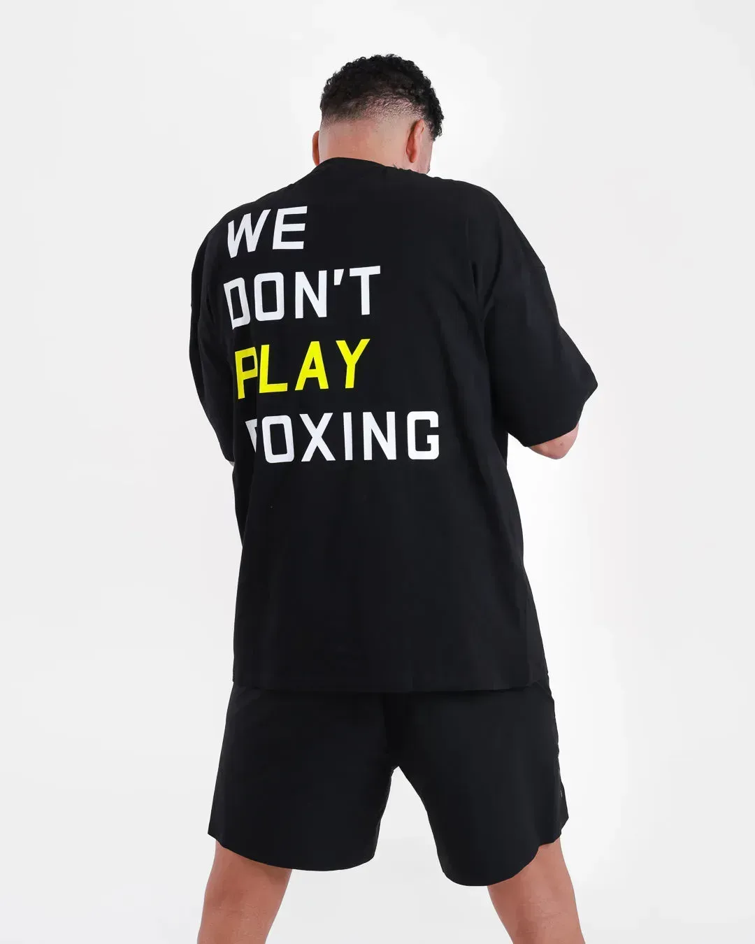 Футболка BOXRAW We Don't Play Boxing Oversized Черная-S