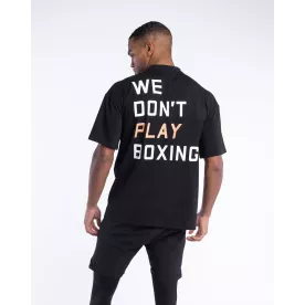 Футболка BOXRAW We Don't Play Boxing Oversized Черная-S