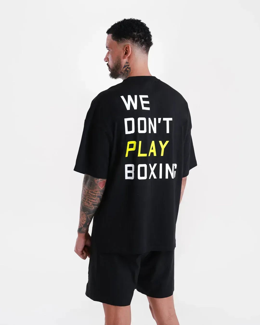 Футболка BOXRAW We Don't Play Boxing Oversized Черная-S