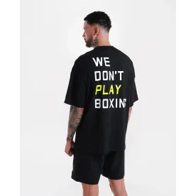 Футболка BOXRAW We Don't Play Boxing Oversized Черная-S
