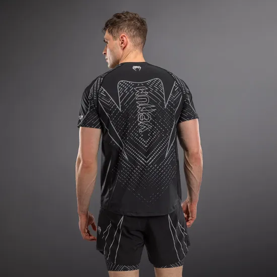 Футболка Venum Midnight Fury Dry-Tech T-Shirt Black/Grey/Silver-S