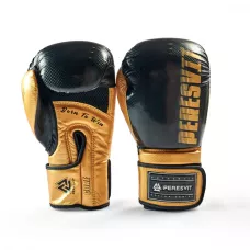 Боксерські рукавички Peresvit Core Boxing Gloves Black Gold 10 унцій