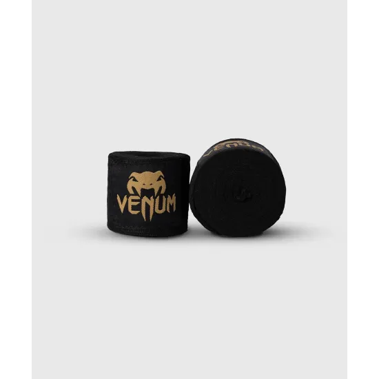 Бинти Venum Boxing Handwraps (2,5м)-чорно-золотий