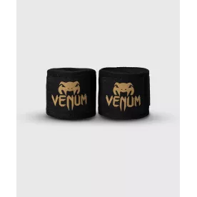 Бинты Venum Boxing Handwraps (2,5м)-черно-золотой