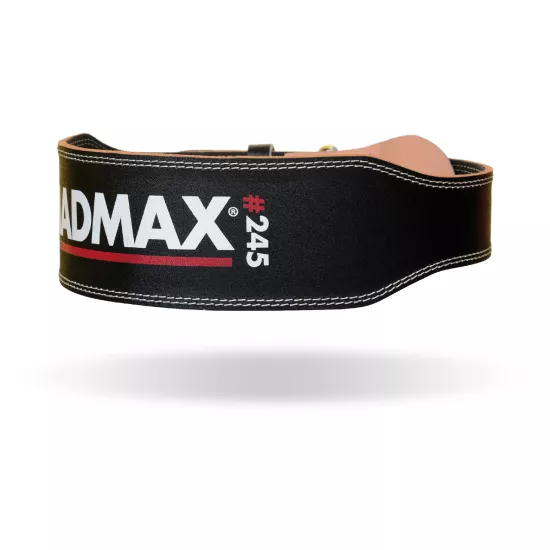 Пояс для важкої атлетики MadMax MFB-245 Full leather шкіряний Black S
