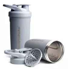 Шейкер спортивний SmartShake металевий Reforce Stainless Steel 30oz/900ml Gray