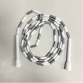 Скакалка бісерна Nohor White/Grey-275см