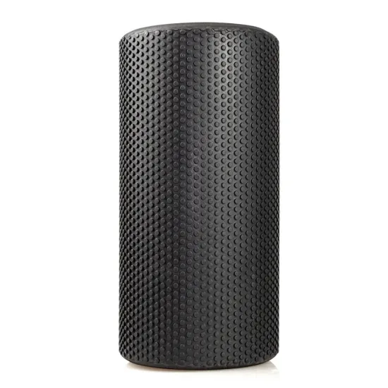 Масажний ролик (валик) 7SPORTS гладкий Foam Roller EVA чорний (30*15см.)