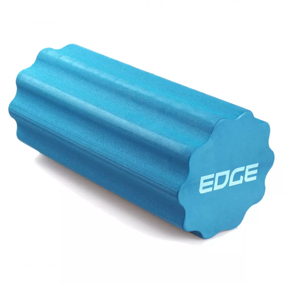 Масажний ролик EDGE профільований YOGA Roller EVA RO3-45 синій (45*15см.)