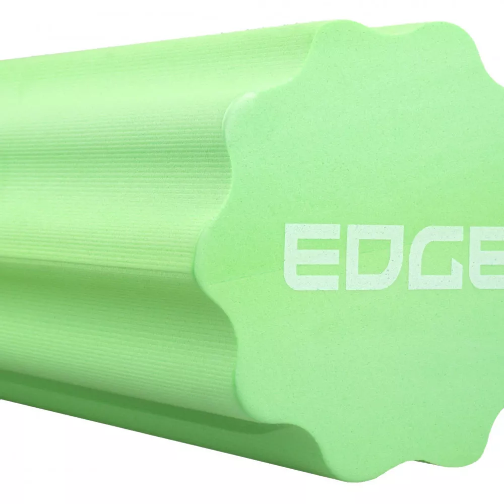 Масажний ролик EDGE профільований YOGA Roller EVA RO3-30 зелений (30*15см.)