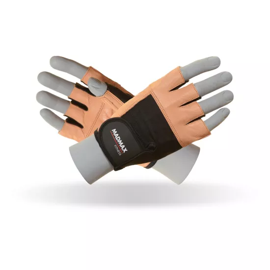 Рукавички для фітнесу MadMax MFG-444 Fitness Brown S