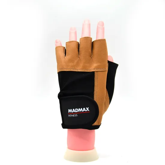 Рукавички для фітнесу MadMax MFG-444 Fitness Brown S