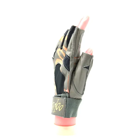 Рукавички для фітнесу MadMax MFG-921 Voodoo Light grey/orange S