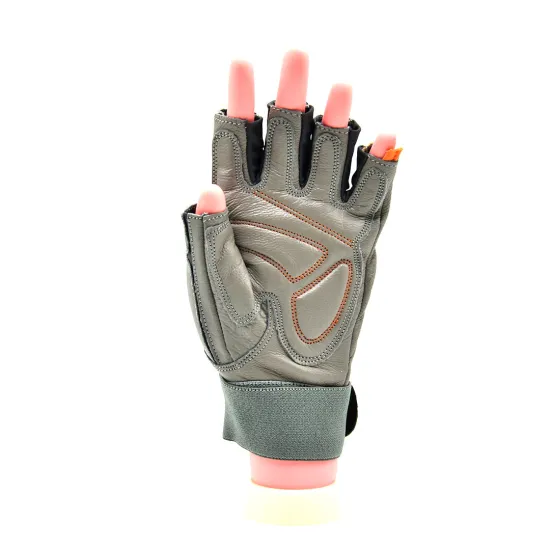 Рукавички для фітнесу MadMax MFG-921 Voodoo Light grey/orange S