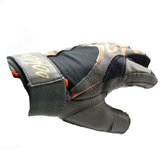 Рукавички для фітнесу MadMax MFG-921 Voodoo Light grey/orange S