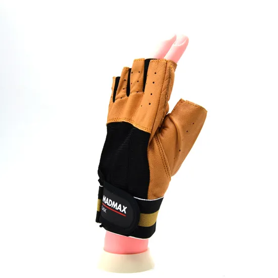 Рукавички для фітнесу MadMax MFG-248 Clasic Brown S
