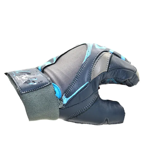 Рукавички для фітнесу MadMax MFG-921 Voodoo Mid grey/light blue S