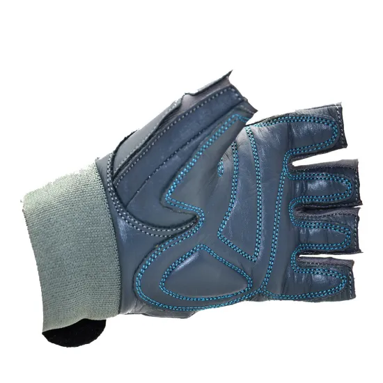Рукавички для фітнесу MadMax MFG-921 Voodoo Mid grey/light blue S