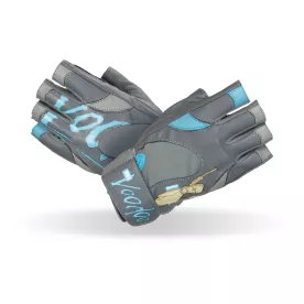 Рукавички для фітнесу MadMax MFG-921 Voodoo Mid grey/light blue M