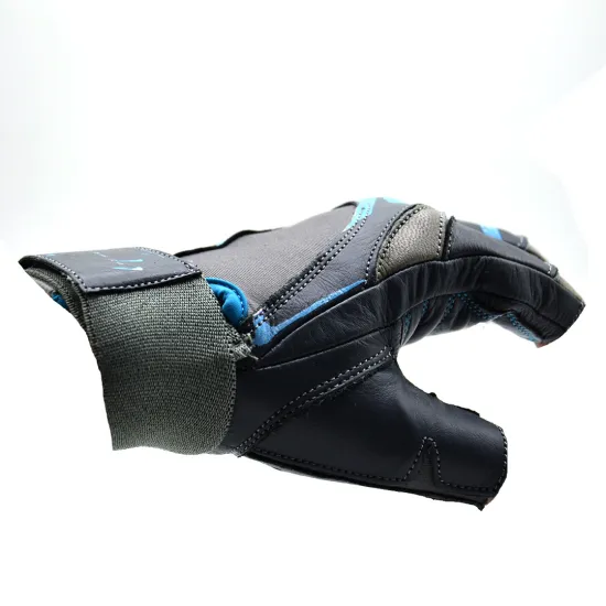 Рукавички для фітнесу MadMax MFG-921 Voodoo Mid grey/light blue M