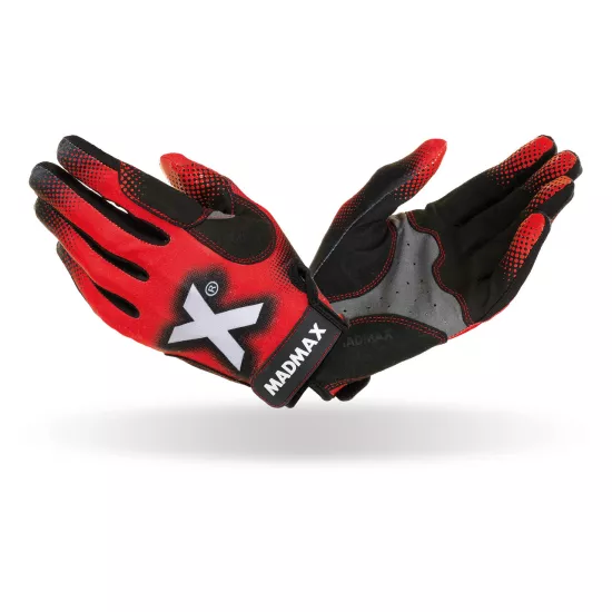 Перчатки для фитнеса MadMax MXG-101 X Gloves Black/Grey/Red M