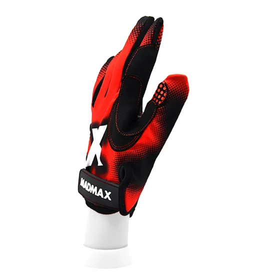 Перчатки для фитнеса MadMax MXG-101 X Gloves Black/Grey/Red M