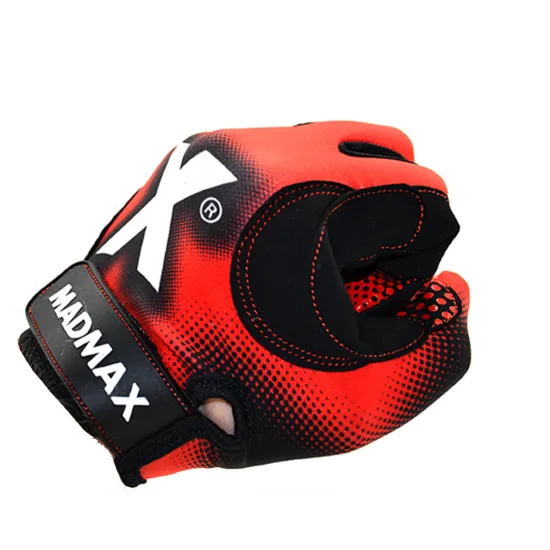 Перчатки для фитнеса MadMax MXG-101 X Gloves Black/Grey/Red M