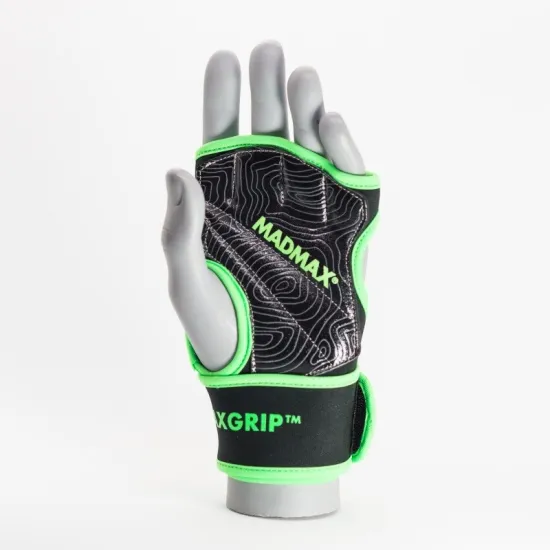 Рукавички для фітнесу MadMax MFG-303 MAXGRIP neoprene wraps Black/Grey S/M