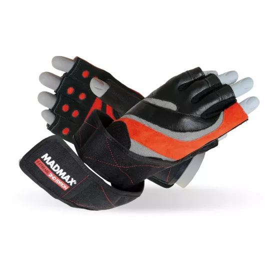 Рукавички для фітнесу MadMax MFG-568 Extreme 2nd edition Black/Red S