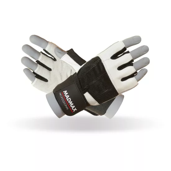 Рукавички для фітнесу MadMax MFG-269 Professional White M